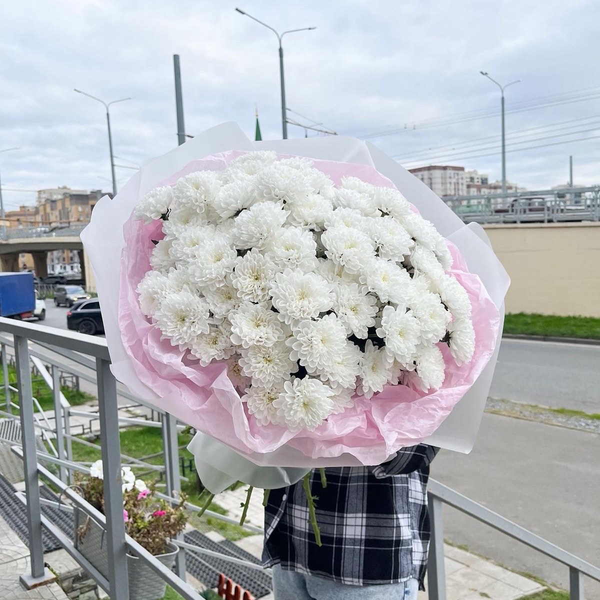 Букет из хризантем